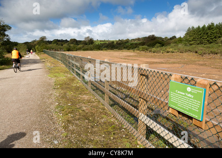 Bissoe Tal; Radweg; Cornwall; Stockfoto