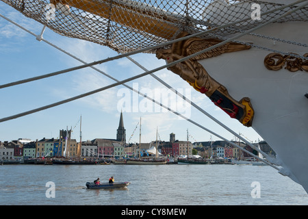 Galionsfigur des Tall Ship. Waterford, Irland Stockfoto