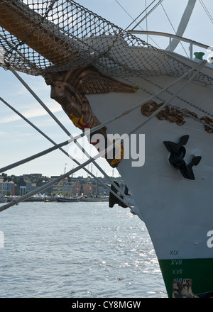 Galionsfigur des Tall Ship. Waterford, Irland Stockfoto