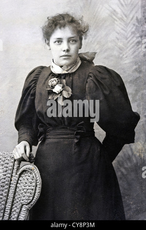 Viktorianische junge Frau Studioportrait ca. 1890 s
