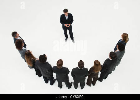 CEO Treffen mit Team von Business associates Stockfoto