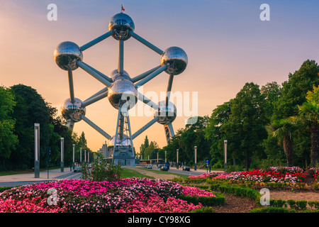 Das Atomium in Brüssel, bauen für die Weltausstellung im Jahr 1958. Stockfoto