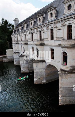 Frankreich Château de Chenonceau ist ein Herrenhaus in der Nähe des kleinen Dorfes Chenonceaux, Loire-Tal. Stockfoto