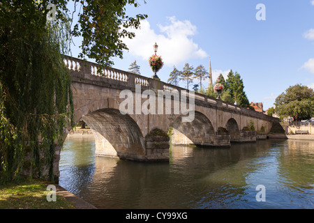 Die Brücke über den Fluss Themse in Wallingford, Oxfordshire, Vereinigtes Königreich Stockfoto