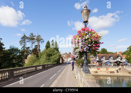 Die Brücke über den Fluss Themse in Wallingford, Oxfordshire, Vereinigtes Königreich Stockfoto