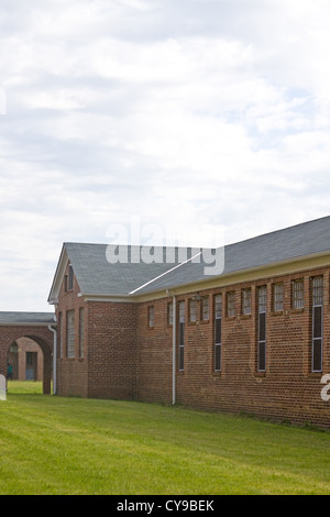 Wohnheim an der ehemaligen Washington DC-Abteilung von Korrekturen Lorton Max. Sicherheit Gefängnis Anlage befindet sich in Lorton VA Stockfoto