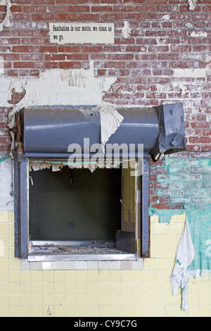 Kantine in der ehemaligen Washington DC-Abteilung von Korrekturen maximale Sicherheit Gefängnis-Anlage befindet sich in Lorton VA Stockfoto