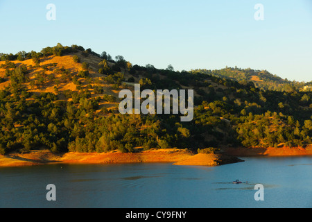 Westlich von die Sierra Nevada und Yosemite, Don Pedro Reservoir, zukünftige Wasserversorgung für San Francisco vorgeschlagen. Stockfoto