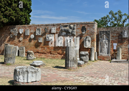 Ruinen auf der Insel Torcello, Venedig, Italien. Stockfoto