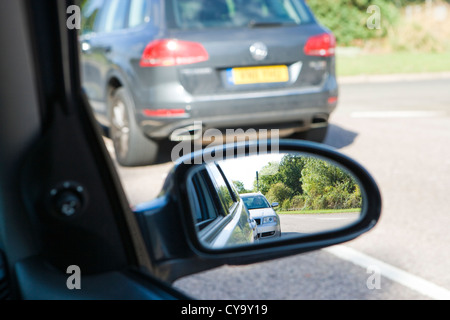 Auto Rückspiegel. Stockfoto
