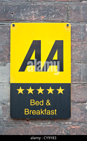 Ein "AA 5 Sterne" Zeichen Stockfoto