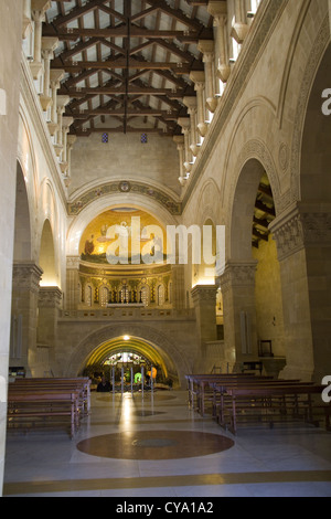 Berg Tabor, Verklärungs-Kirche, Israel. Stockfoto