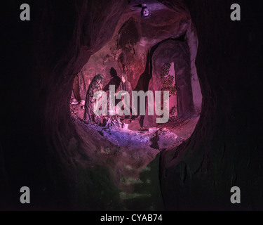 Smugglers Adventure in St. Clements Höhlen, Hastings, East Sussex, England, Großbritannien Stockfoto