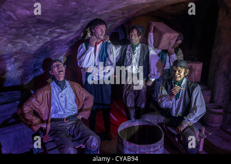 St Clements Caves. Schmuggler Abenteuer. Hastings, East Sussex, England, Großbritannien Stockfoto