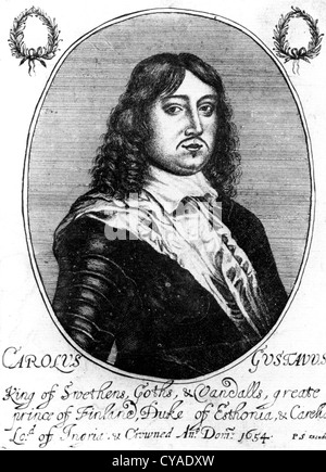 KÖNIG CHARLES X GUSTAV VON SCHWEDEN (1622-1660) Stockfoto