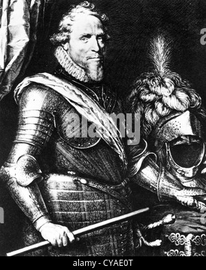 MAURICE von NASSAU ORANIEN (1567-1625) niederländische Armeekommandant Stockfoto