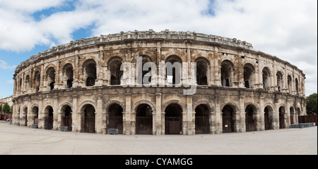 Römisches Amphitheater von Nimes. Provence, Frankreich. Stockfoto