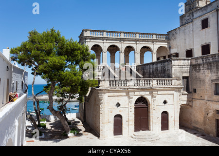 St. Vito Abbey in der Nähe von Polignano a Mare (Apulien, Italien) Stockfoto
