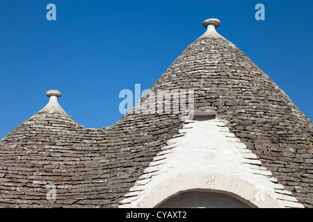 Traditionelle "Trulli" Dorf (Alberobello, Basilikata-Italien) Stockfoto