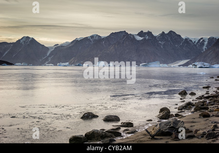 FREDERIKSDAL NATIONALPARK GRÖNLAND Stockfoto