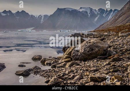 FREDERIKSDAL NATIONALPARK GRÖNLAND Stockfoto