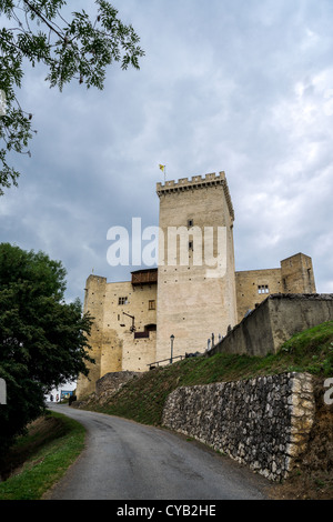 Burg Mauvezin, Hautes-Pyrénées, Frankreich Stockfoto