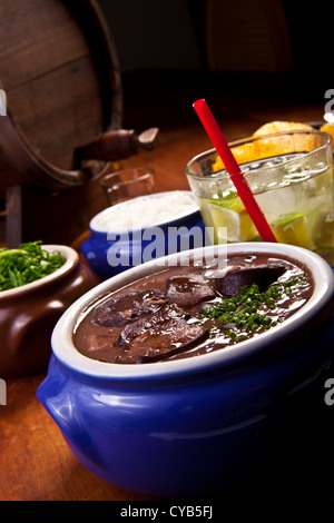 Brasilianische feijoada Stockfoto