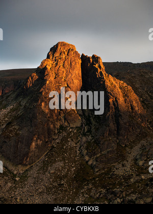 Höhepunkt im Rila-Gebirge in Bulgarien Stockfoto