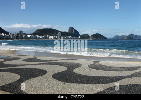 Strand der Copacabana, Rio De Janeiro Stockfoto