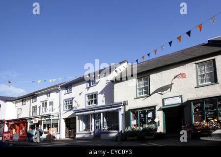 High Street, Presteigne, Powys, Wales, UK. Stockfoto