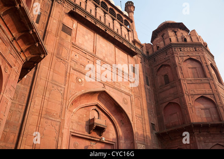 Lahore Gate - Roten Fort, Lal Qila, Delhi, Indien Stockfoto