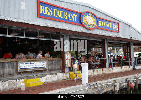 Conch Republik Unternehmen Fischrestaurant und Conch Bar Key West Florida usa Stockfoto