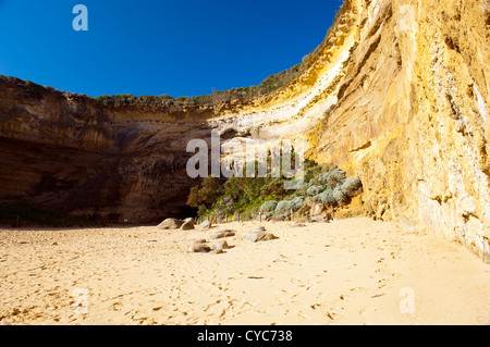 Loch Ard Gorge auf der Great Ocean Road, Australien, in der Nähe der zwölf Apostel Stockfoto