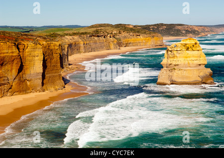 Zwölf Apostel, Wahrzeichen entlang der Great Ocean Road, Australien Stockfoto