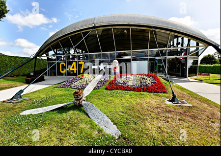 Airborne Museum in Sainte-Mere-Eglise, Normandie, Frankreich. Stockfoto