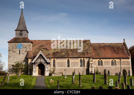 St. Michael und alle Engel Kirche in Lingen, Herefordshire Stockfoto