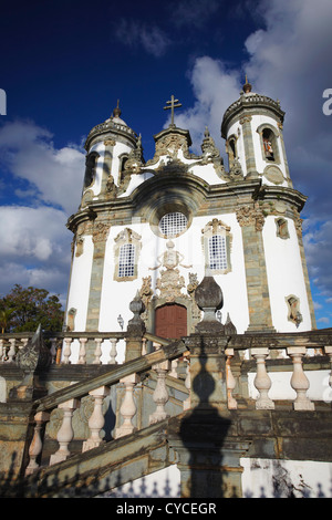 Sao Francisco Assis Kirche, São João del Rei, Minas Gerais, Brasilien Stockfoto