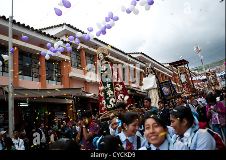 Karwoche in Ayacucho in Peru Stockfoto