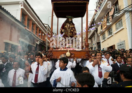 Karwoche in Ayacucho in Peru Stockfoto