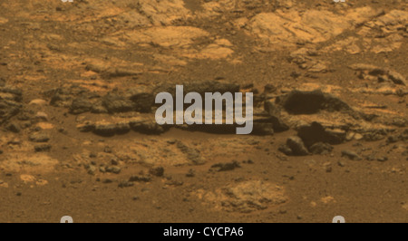 Möglichkeit die Augen Rock Flossen auf Cape York, Sol 3058 Stockfoto