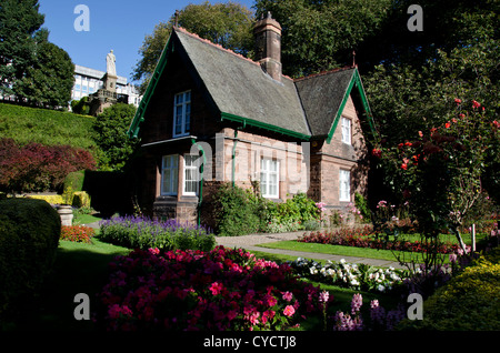 Der Garten des Halters Ferienhaus in Princes Street Gardens, Edinburgh, Schottland. Stockfoto