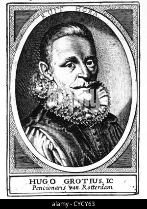 Niederländischer Jurist HUGO GROTIUS (1583-1645), Philosoph und Dramatiker Stockfoto