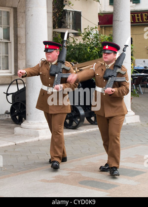 Gibraltar Changing of the guard Stockfoto