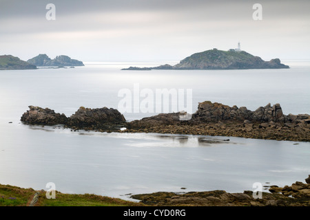 Runde Insel von St. Martin; Isles of Scilly; UK Stockfoto