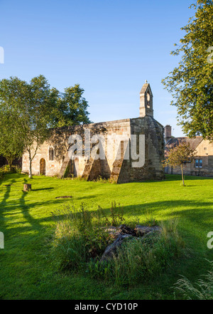 Reste der Chapel of St. Mary Magdalene in Ripon auch bekannt als die Aussätzigen-Kapelle, North Yorkshire. Stockfoto