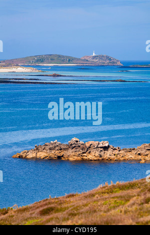 Runde Insel; von St. Marien; Isles of Scilly; UK Stockfoto