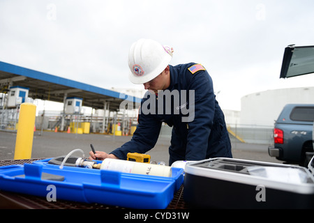 Hurrikan Sandstrand Stockfoto