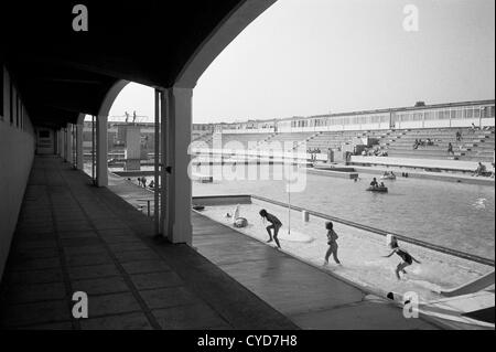 Hastings Ferienlager Bad, hier abgebildet in 1981. Stockfoto