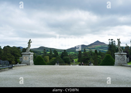 Powerscourt Gärten im County Wicklow, Ireland Stockfoto