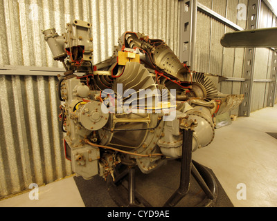 Triebwerke im Luftfahrtmuseum Prag Stockfoto